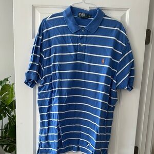 Polo by Ralph Lauren Blue Striped Men's Shirt